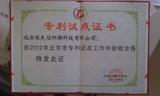 专利试点证书